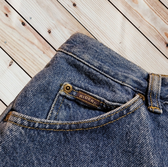 Lee Riders Hi Waist Mom Shorts Sz 12 - Picture 3 of 5